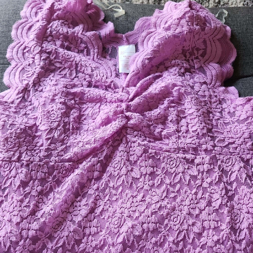 Lavender Lace Top